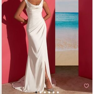 Azazie Daria BG wedding dress